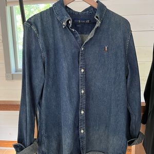 Ralph Lauren Custom Fit Denim Shirt XL